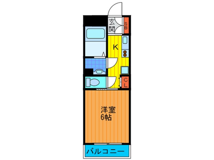 グランパシフィック御幣島の物件間取画像