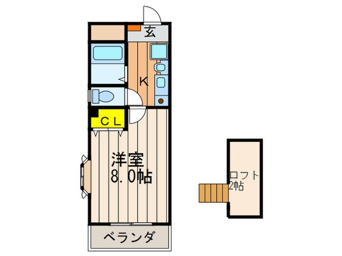 ビスタシオンＳＨＩＭＡＤＡの物件間取画像