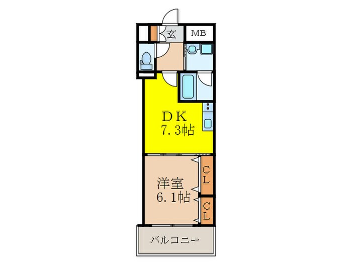 フィ－ルドライト新大阪の物件間取画像