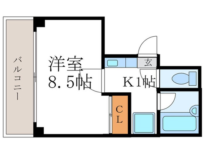 コスモハイツ宝ヶ池の物件間取画像