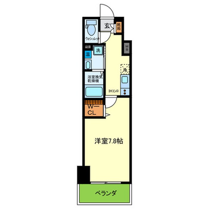 ブランシュ京橋の物件間取画像