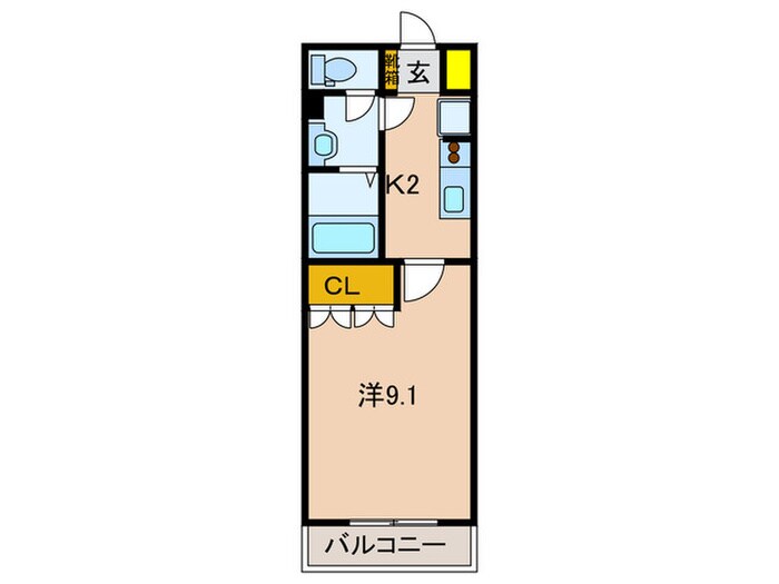 ベルメゾンＳＫＹの物件間取画像
