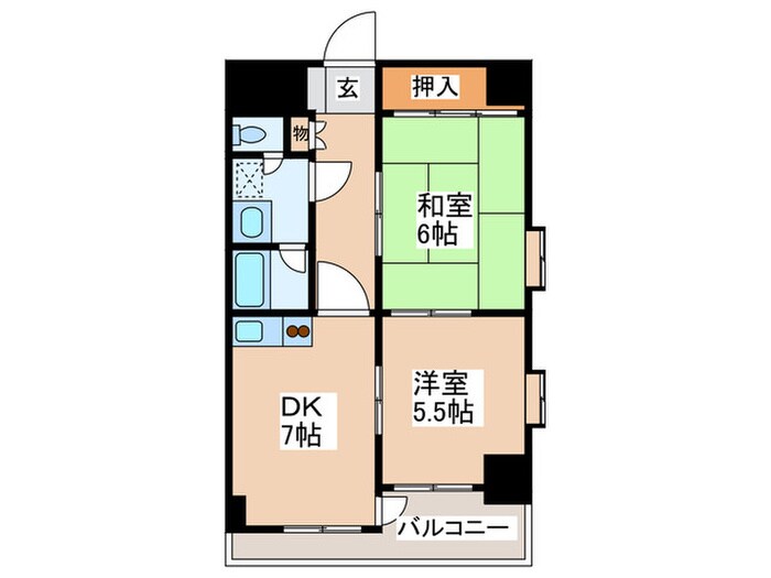 セントポーリア アビコの物件間取画像