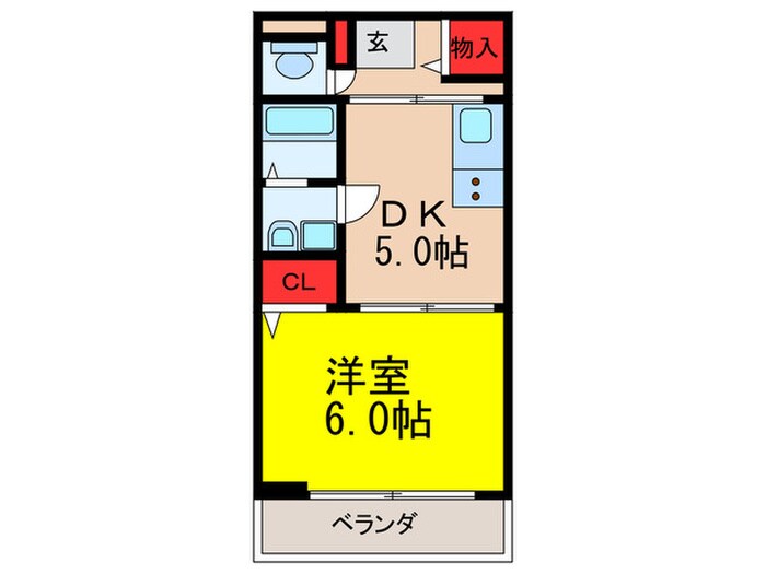 福山ビルの物件間取画像