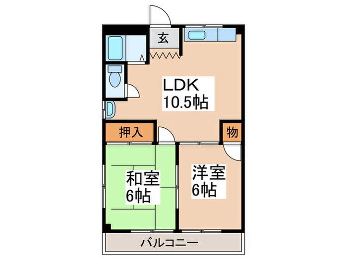 物件間取画像