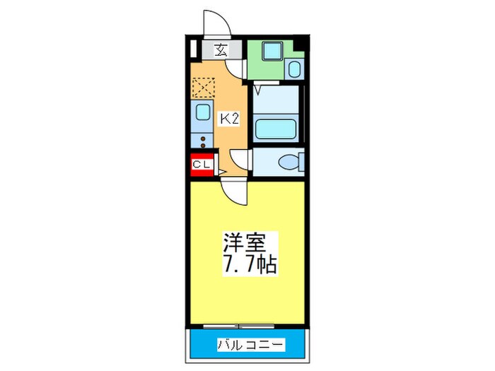 アンソレイユ京橋の物件間取画像