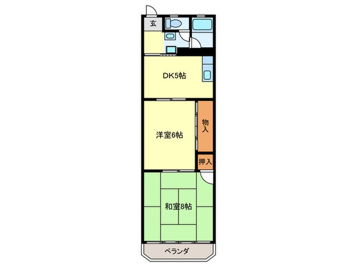 一博マンションの物件間取画像