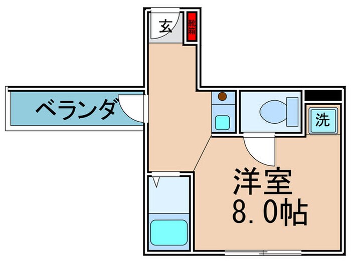 アルディア関大前の物件間取画像