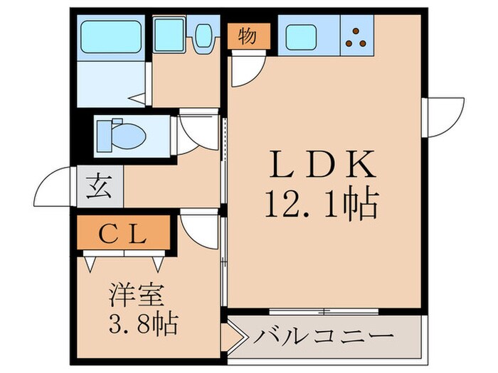 Ｃｈｌｏｒｉｓの物件間取画像