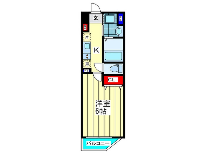 みおつくし今市Ⅱの物件間取画像