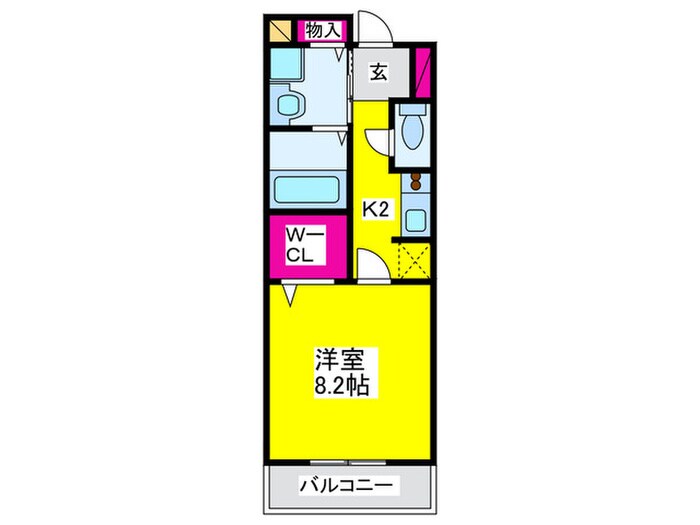 コ－ジ－コ－トの物件間取画像