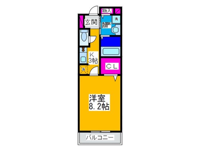 コ－ジ－コ－トの物件間取画像