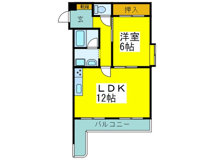 ローレル石橋の物件間取画像