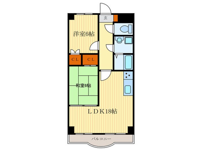 グレイスヴィラ 阿部の物件間取画像
