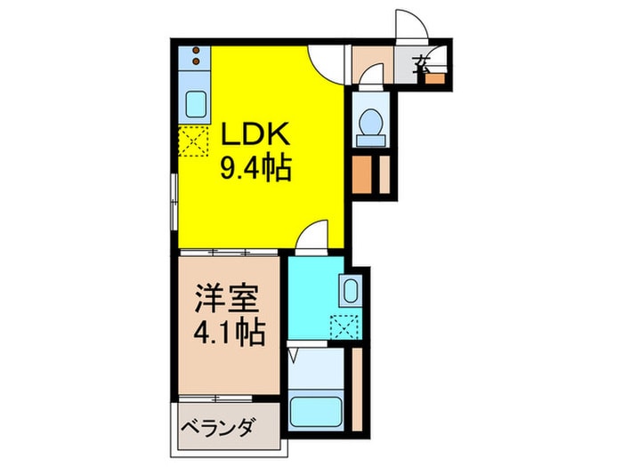 ウエストパークの物件間取画像