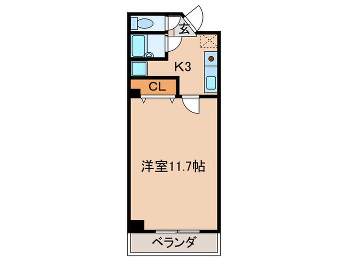 ロフト釜座御池の物件間取画像