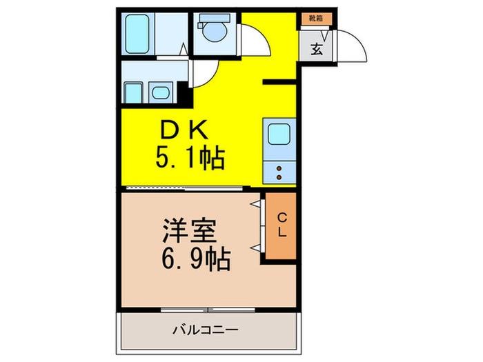 Ｆｅｌｉｚ岸和田の物件間取画像