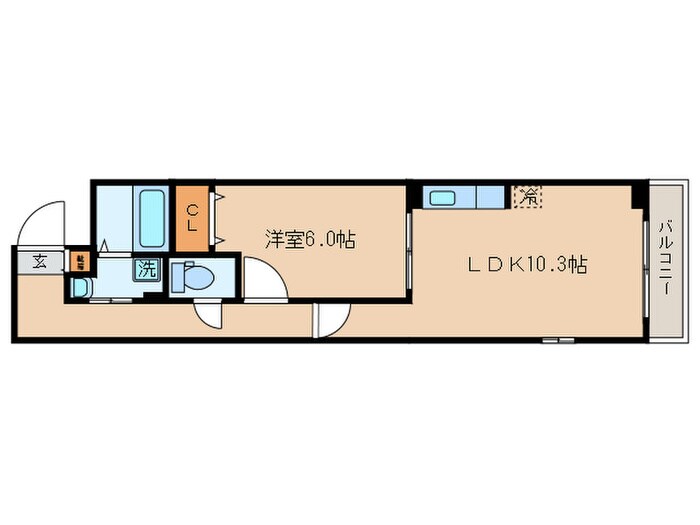 フレイムパークイーストの物件間取画像