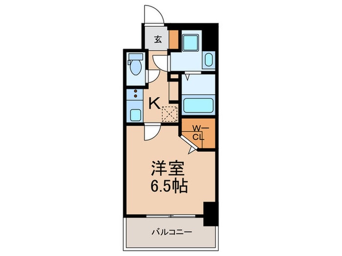 Ｌａ　Ｄｏｕｃｅｕｒ谷町の物件間取画像