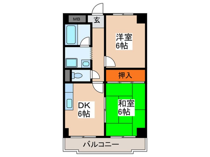 物件間取画像