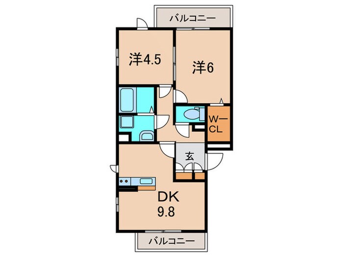 ル　ポンテ　Ｃ棟の物件間取画像