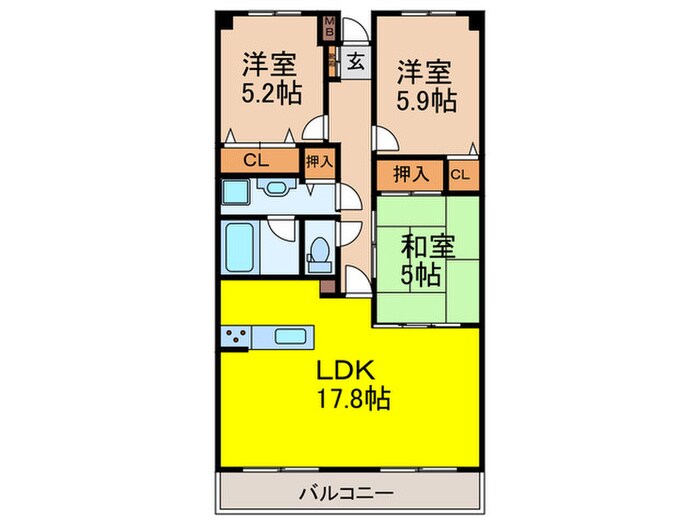 物件間取画像