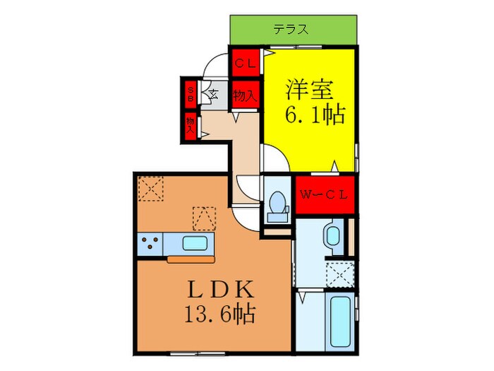 ヴァンベール　ｕの物件間取画像