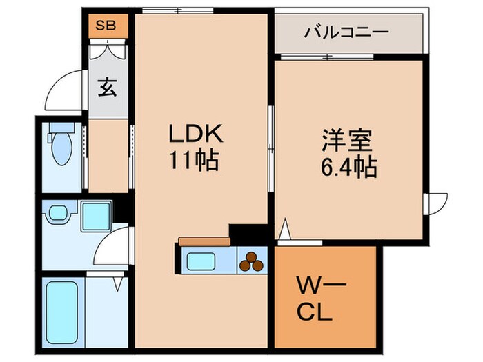 インフィニティ－Ｋの物件間取画像