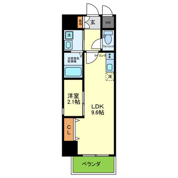 ONLYONE布施の物件間取画像