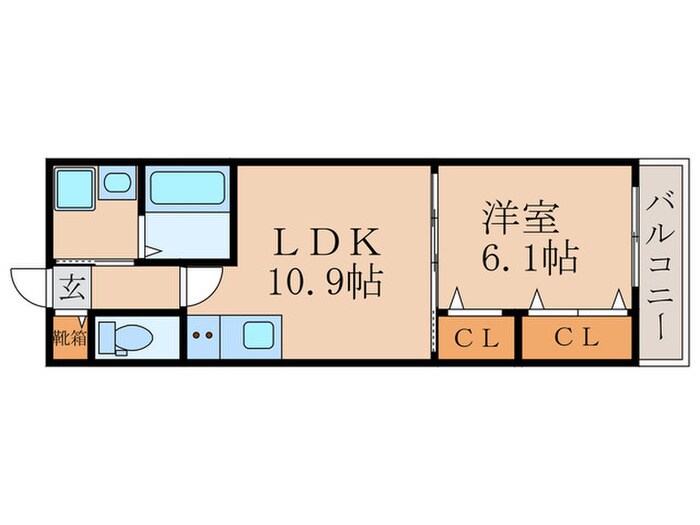 ネクスト伏見の物件間取画像