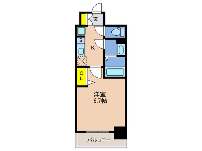 プレサンス神戸セレスティアの物件間取画像