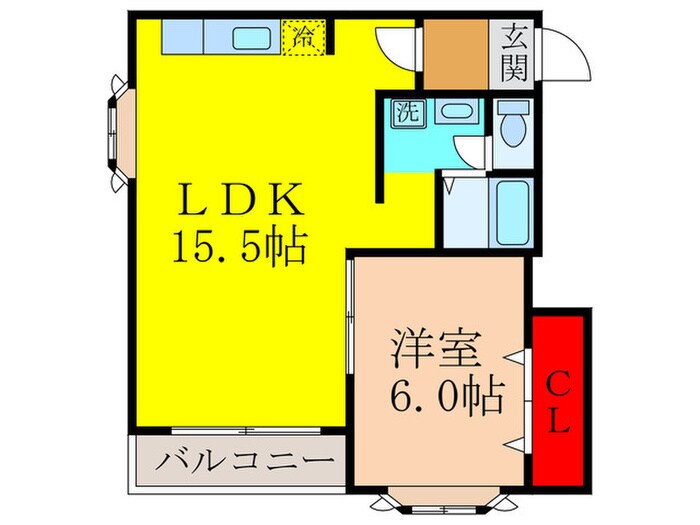 ディオメゾンショウエイＡの物件間取画像