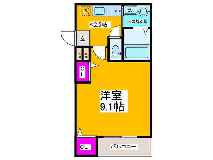 フジパレス堺百舌鳥梅北の物件間取画像