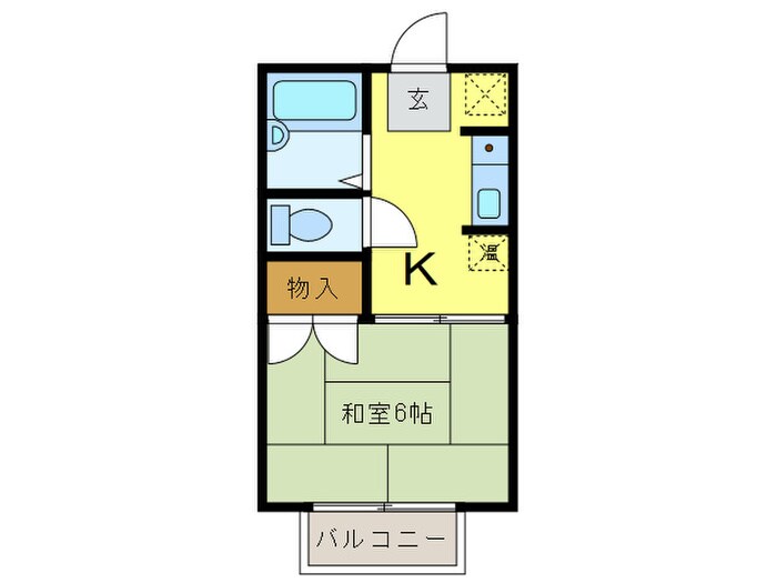 サングリーン別府の物件間取画像