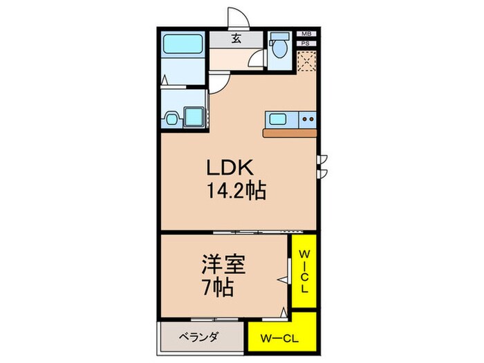 Ｗisteria terraceの物件間取画像