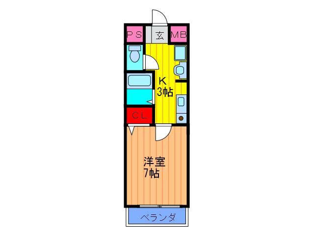 エルセレ－ノ守口駅前の物件間取画像