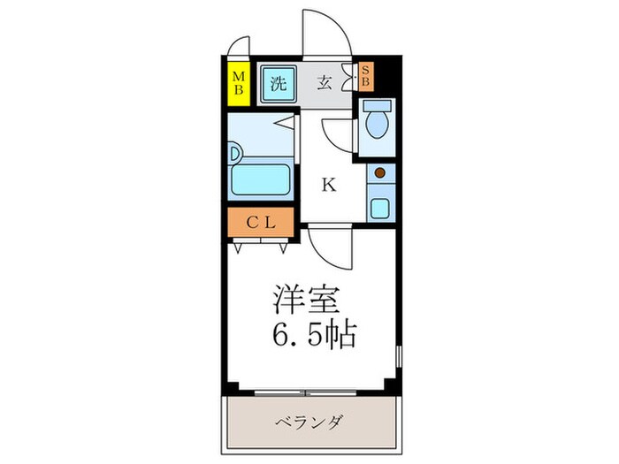 プレサンス京都二条城前(５０７)の物件間取画像
