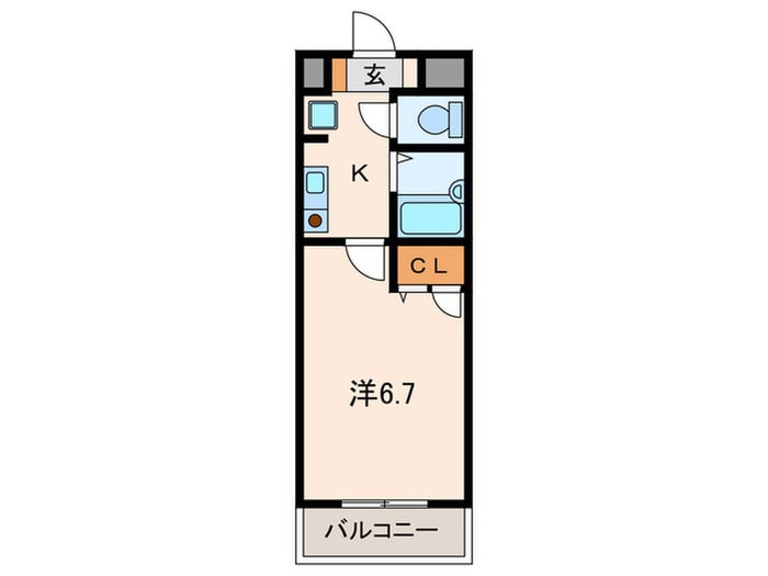 マンション望大明石町の物件間取画像