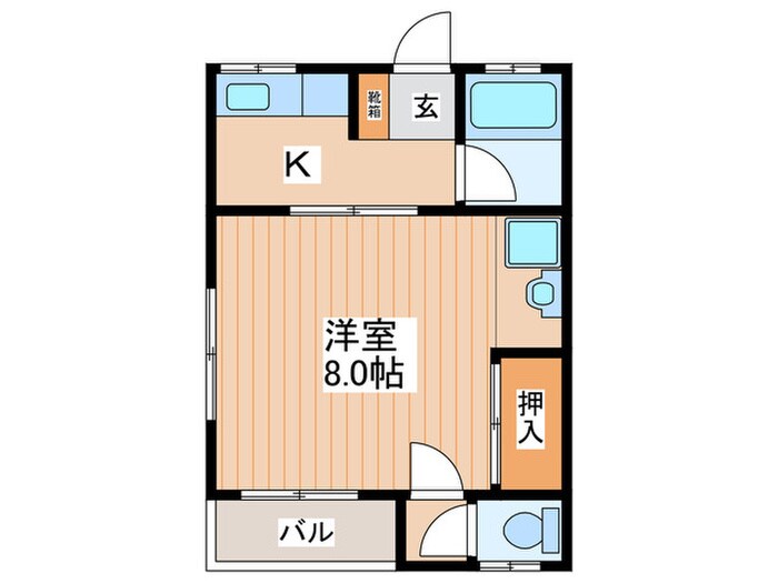 コ－ポ秋の物件間取画像
