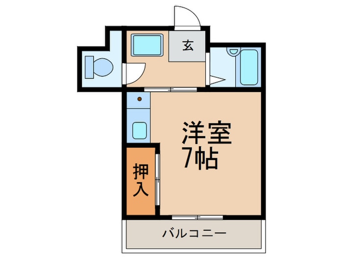 タプロ－コ－トの物件間取画像