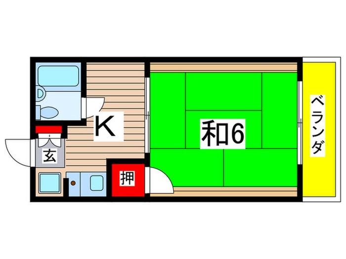 天神コ－ポの物件間取画像