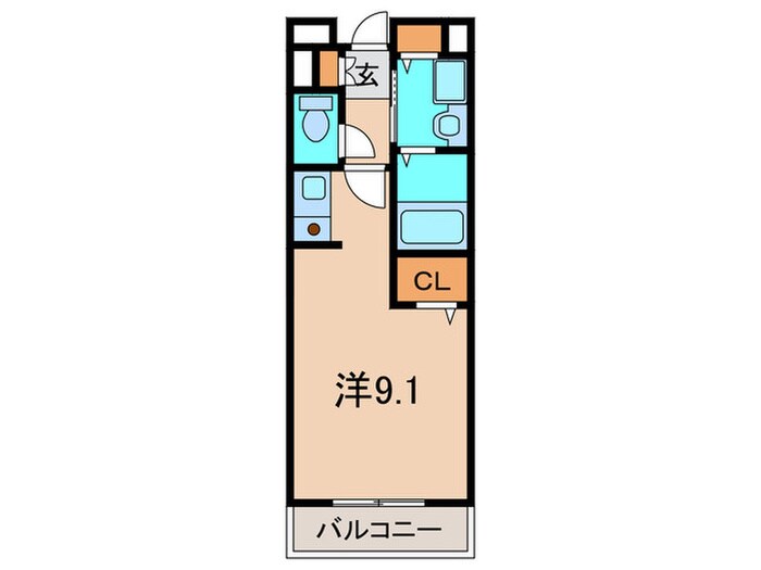 エクレール古結Ⅴの物件間取画像