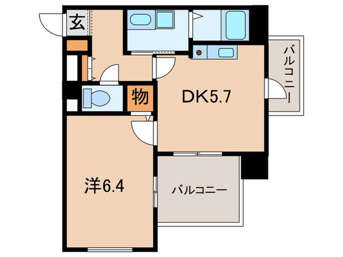 パルステージ武庫之荘の物件間取画像