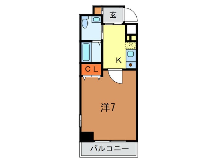 クレアール神戸の物件間取画像