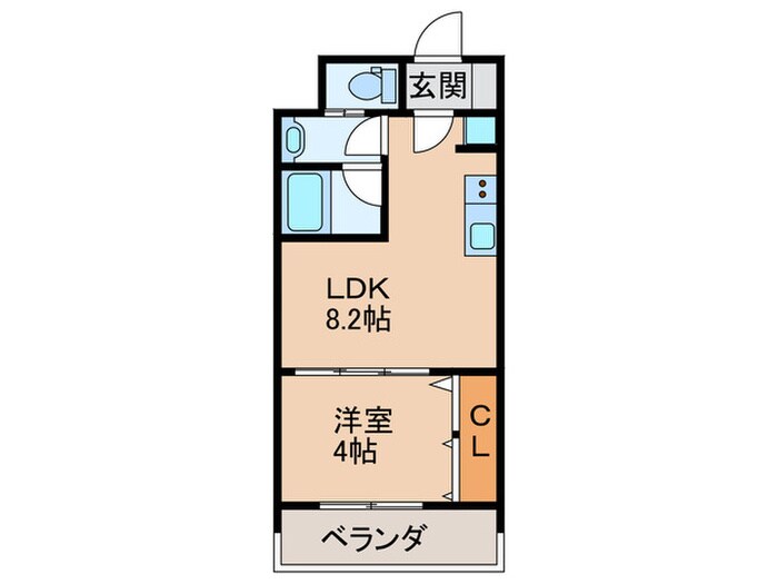 ブエナビスタ十三東の物件間取画像