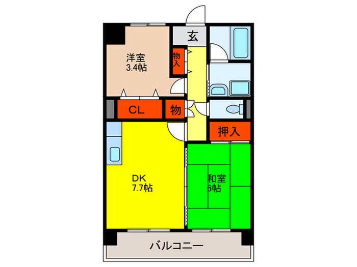 カトンテールの物件間取画像