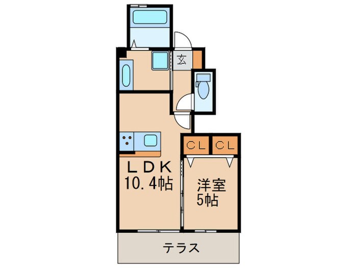 フル―レ神明の物件間取画像