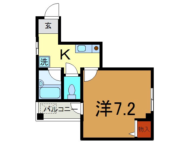 ヴィラ神戸の物件間取画像