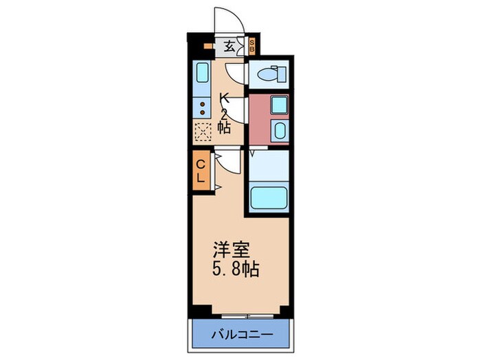 サムティ梅田インタ－コア(910)の物件間取画像