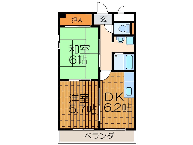 ヘリテ－ジ鶴見の物件間取画像